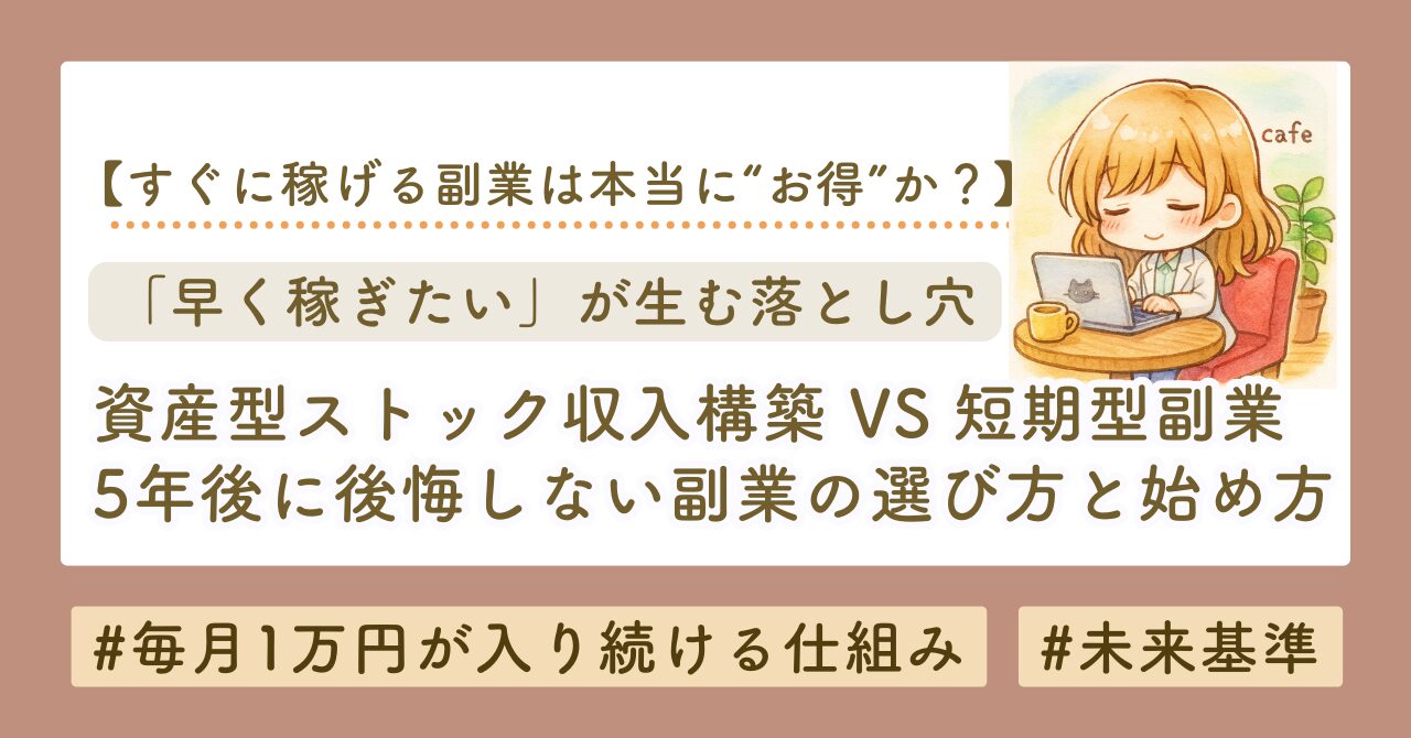 毎月1万円が入り続ける仕組み