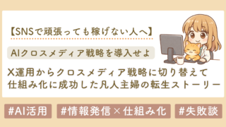 クロスメディア戦略　ブログサムネイル