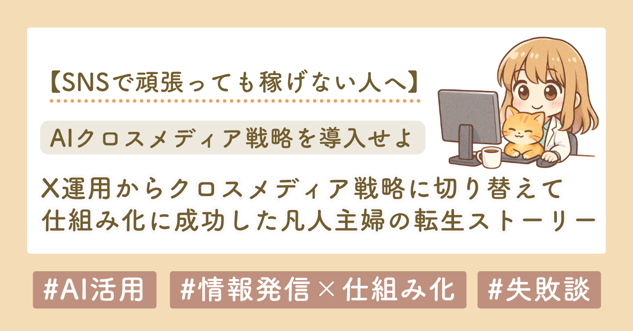 クロスメディア戦略　ブログサムネイル