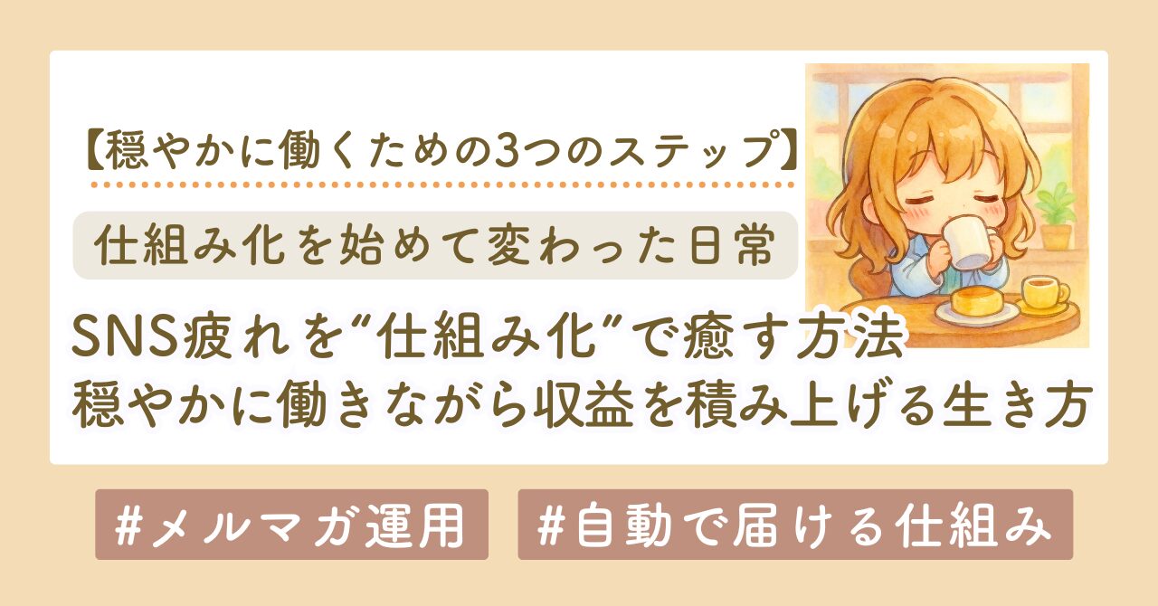 “自動で届ける”仕組み