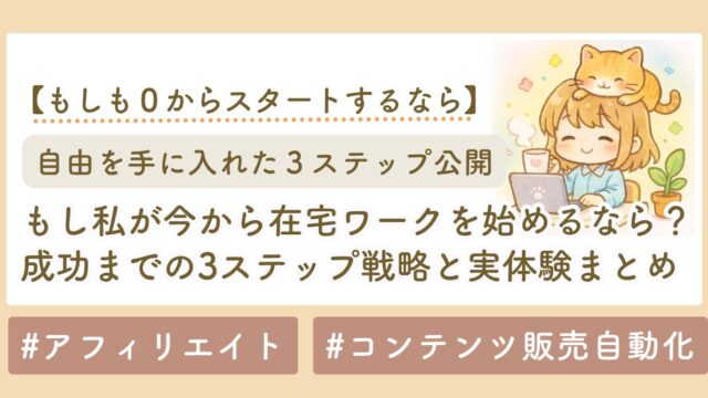 もし今０から私が在宅ワークをやるなら