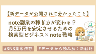 note副業の稼ぎ方完全解説｜月5万円を安定させる検索型ビジネス戦略
