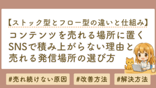 コンテンツを「置く」とは？SNSで積み上がらない理由と売れる場所の選び方
