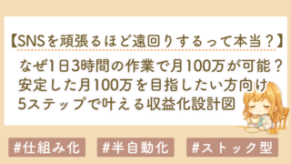 ストック型コンテンツ販売とは？1日3時間で月100万円を目指せる収益化モデルを解説